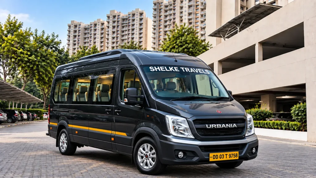 12 seater force urbania on rent in pune