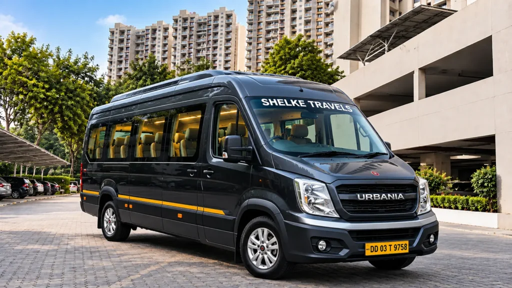 16 seater force urbania on rent in pune