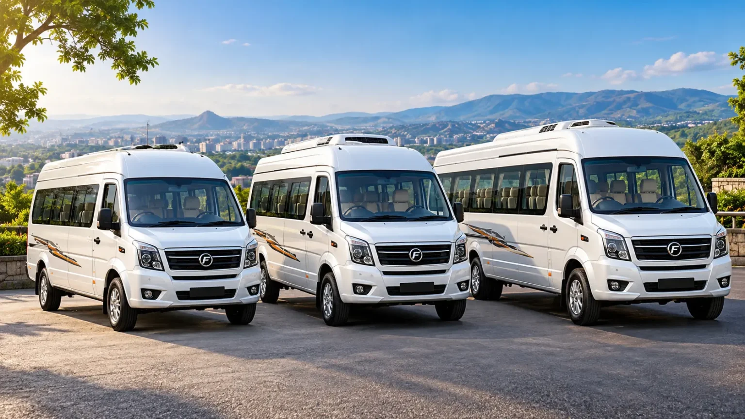 ac tempo traveller on rent in pune​