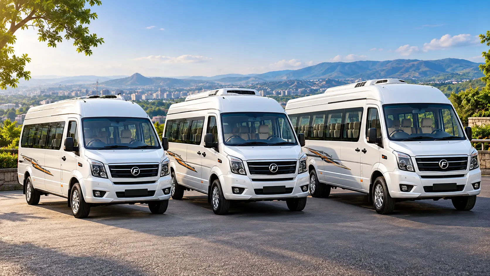 ac tempo traveller on rent in pune​