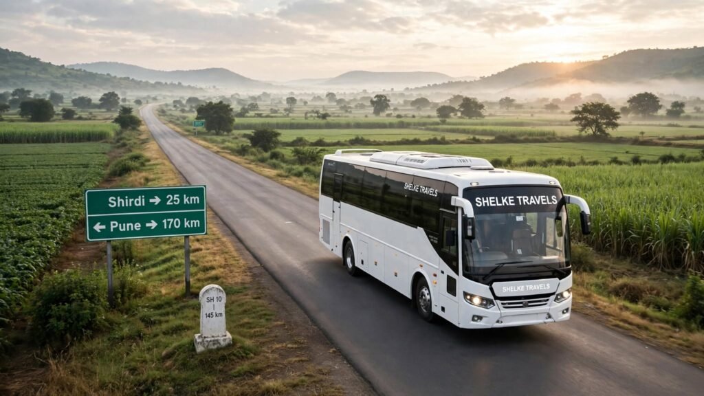 Pune to Shirdi bus travel
