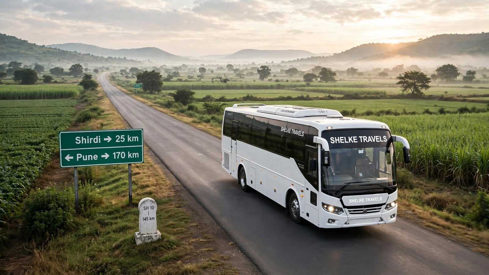 Pune to Shirdi bus travel