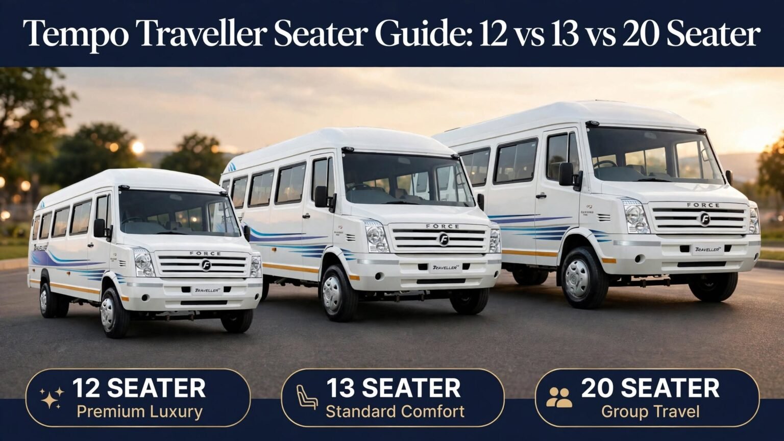 Tempo Traveller Seater Guide