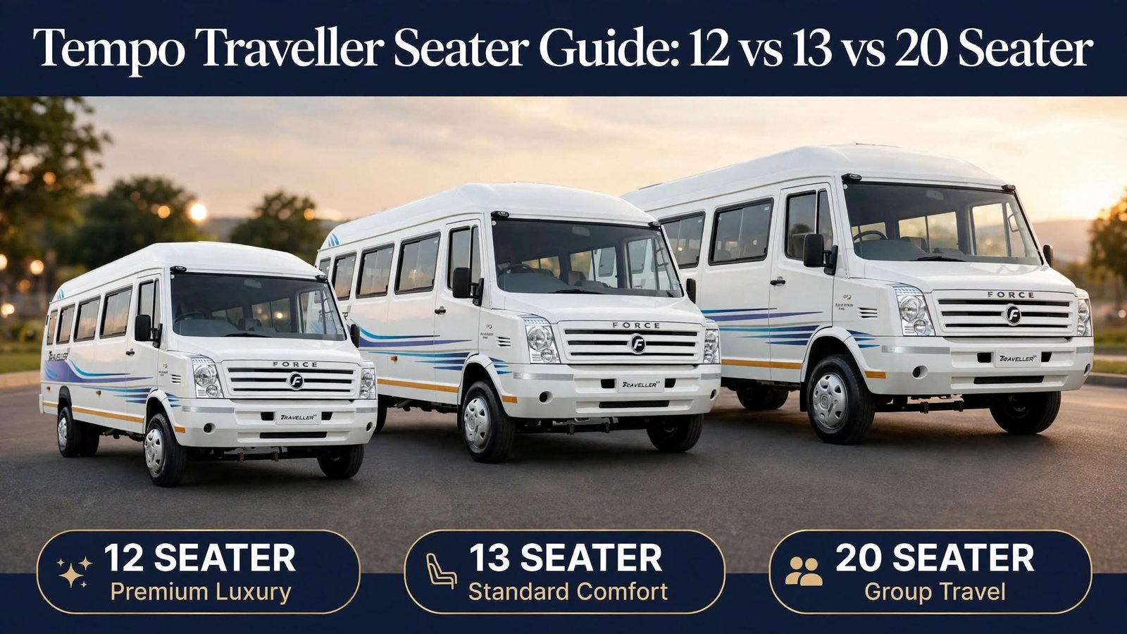 Tempo Traveller Seater Guide