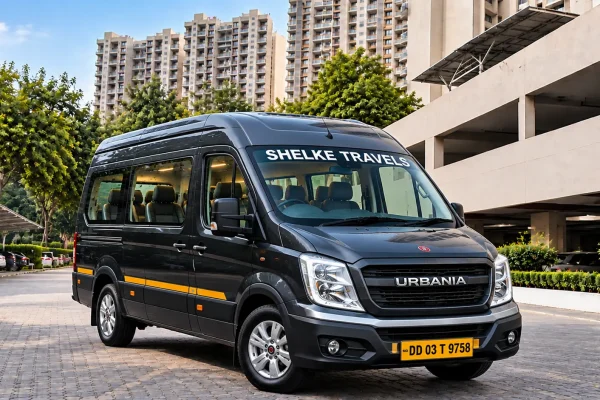 9 seater force urbania on rent in pune