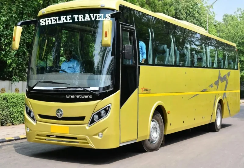 yellow_bharatbenz_bus